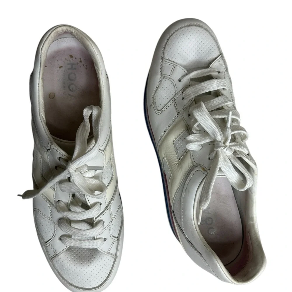 Hogan White Athletic Shoes for Women size 9.5, pre-owned